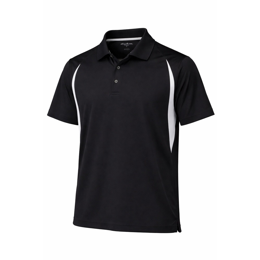 Tommy Armour Golf‎ Polo Shirt Short Sleeve Dri-Logic Large Caviar